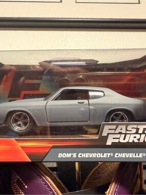 Dom's Chevrolet Chevelle Die-Cast Car - Light Gray